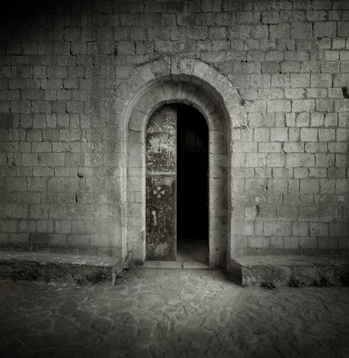 open door medieval castle 2