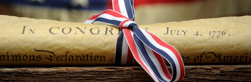 declaration of independence - top part