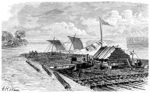 Huck Finn Setting Illustration 4