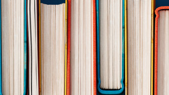 Closeup of books
