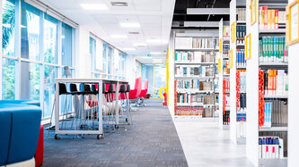 Library with Books